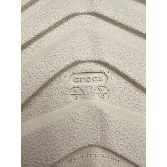 Crocs Unisex M/8 W/10 Duet Max II 2 Clog Stucco Beige Casual Sandal - Picture 4 of 7